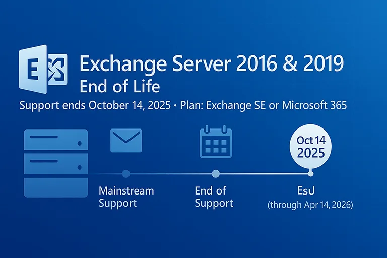 Blog 7 Exchange Server 2016 & 2019 End of Life