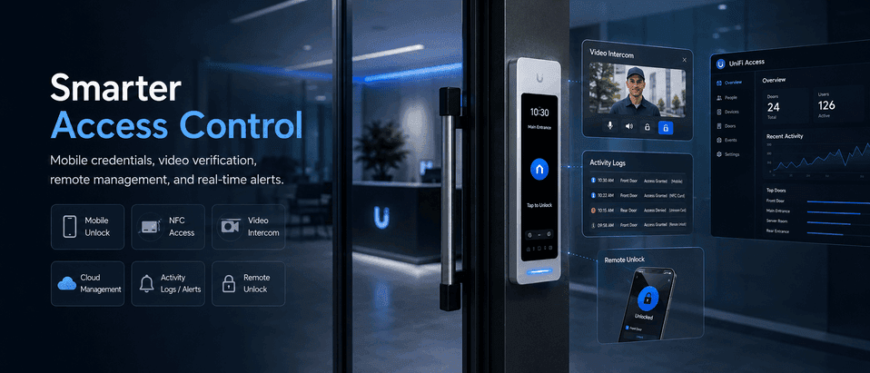 Ubiquiti Access Control Systems: A Modern, Secure Way to Manage Business Entry 3 Ubiquiti Smarter Access Control